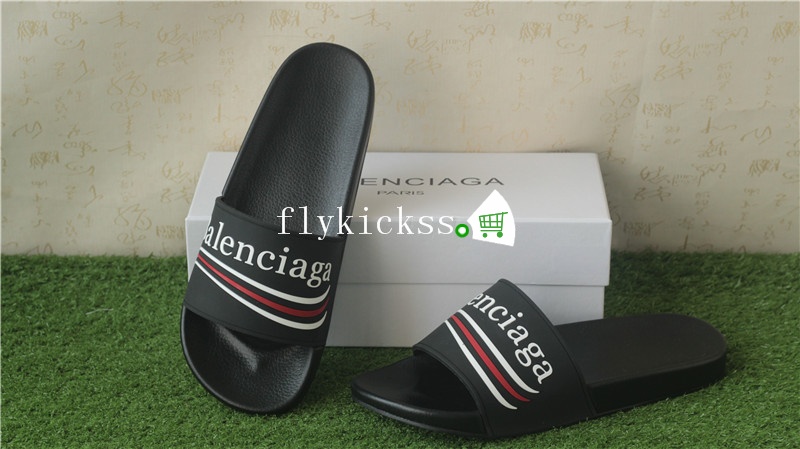 Balenciaga Black Slipper